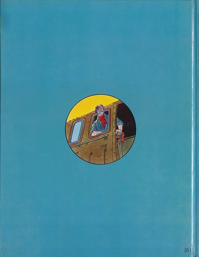 Verso de l'album Cheminot