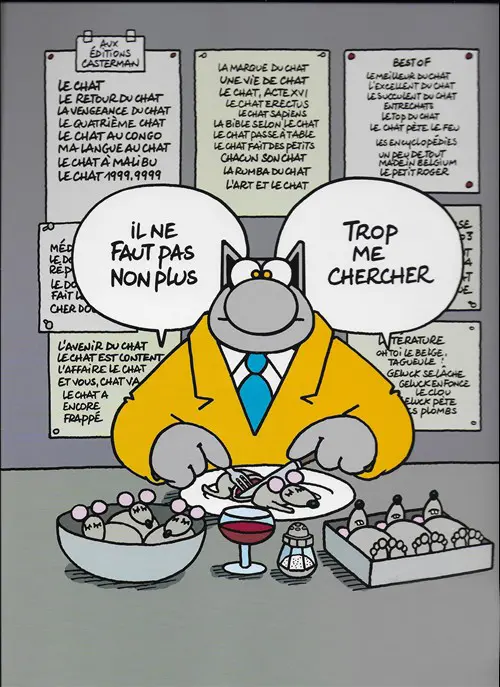 Verso de l'album Le Chat Tome 23 Le Chat est parmi nous