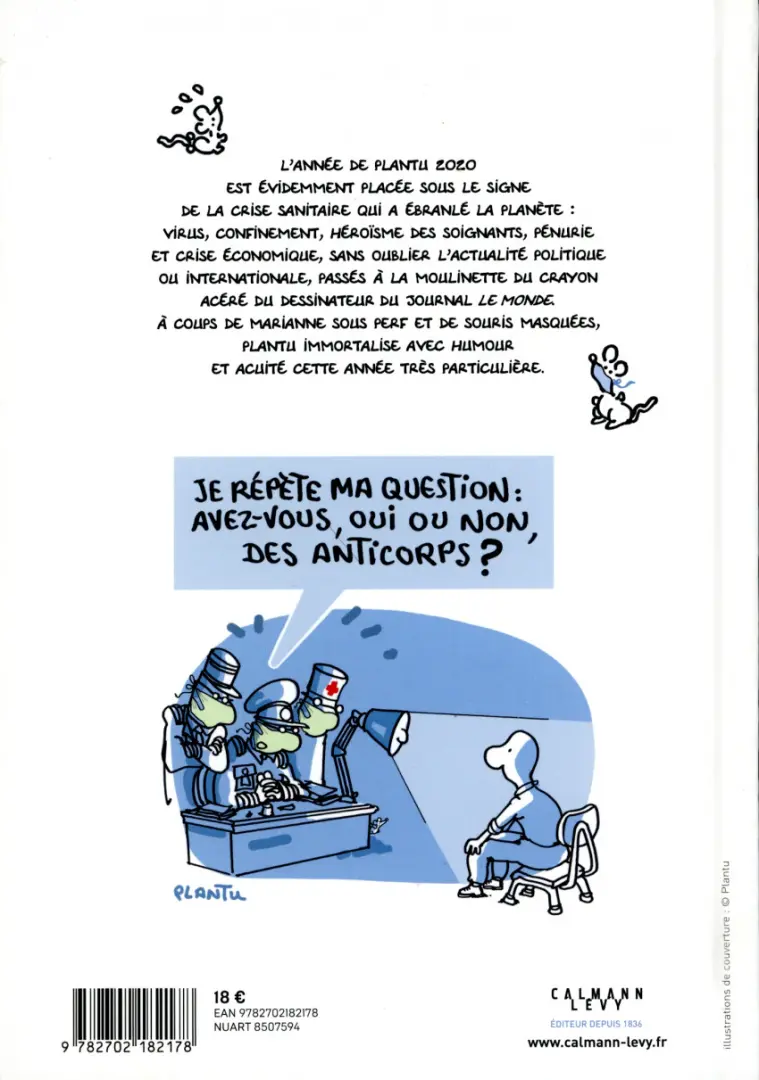 Verso de l'album Etat d'urgence