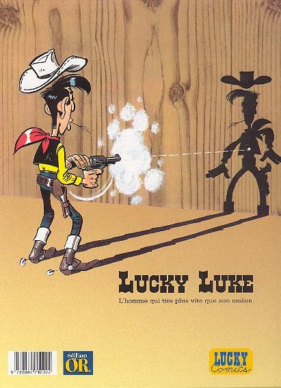 Verso de l'album Lucky Luke Tome 54 La Fiancée de Lucky Luke