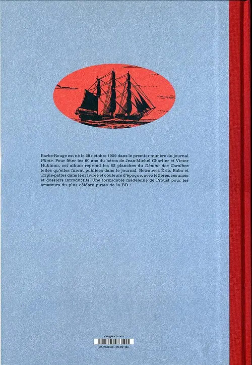 Verso de l'album Barbe-Rouge L'intégrale (Nouvelle édition) Le démon des Caraïbes