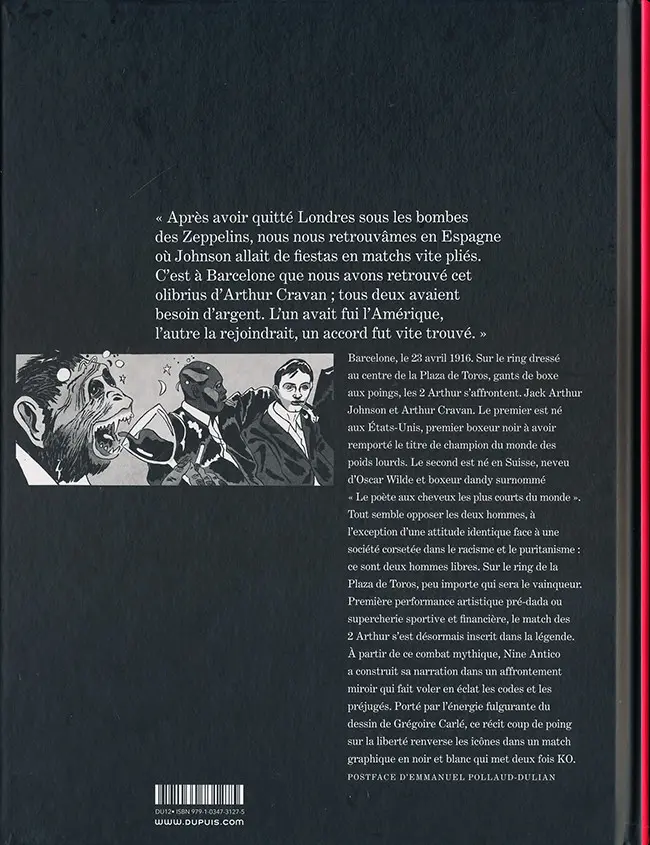 Verso de l'album Il était 2 fois Arthur