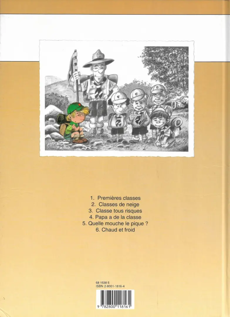 Verso de l'album Cédric Tome 4 Papa a de la classe