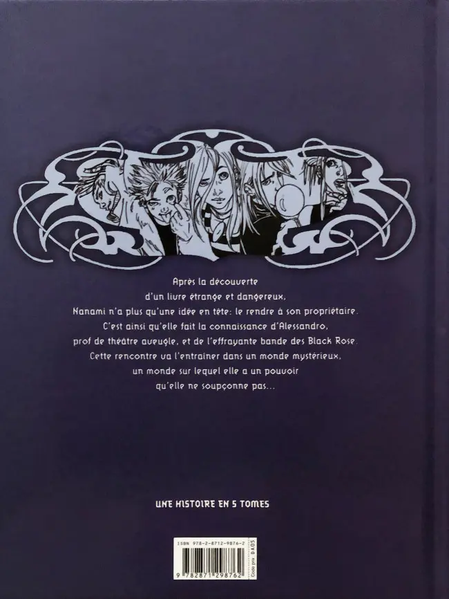 Verso de l'album Nanami Tome 1 Le théâtre du vent