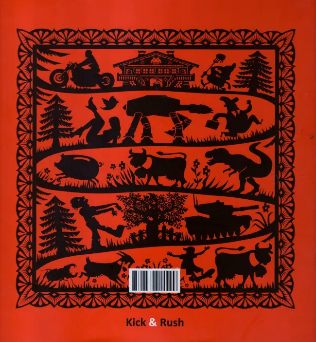 Verso de l'album Le Feu au lac Vol. 1
