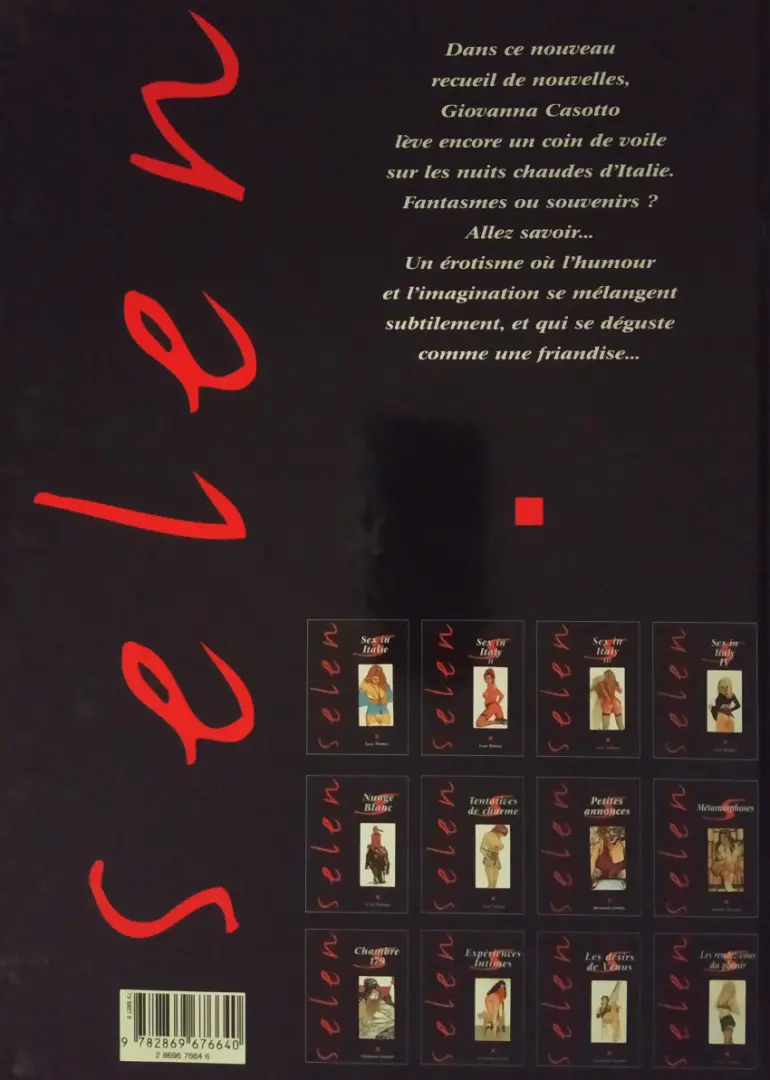Verso de l'album Selen présente... Tome 8 Les désirs de Vénus