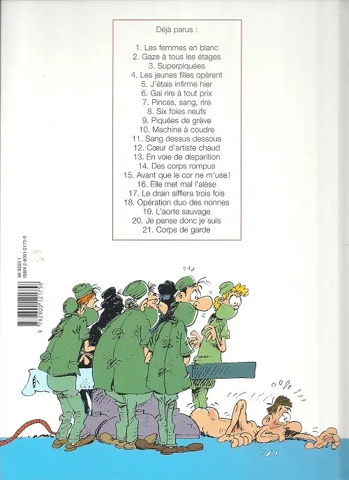 Verso de l'album Les Femmes en Blanc Tome 13 En voie de disparition