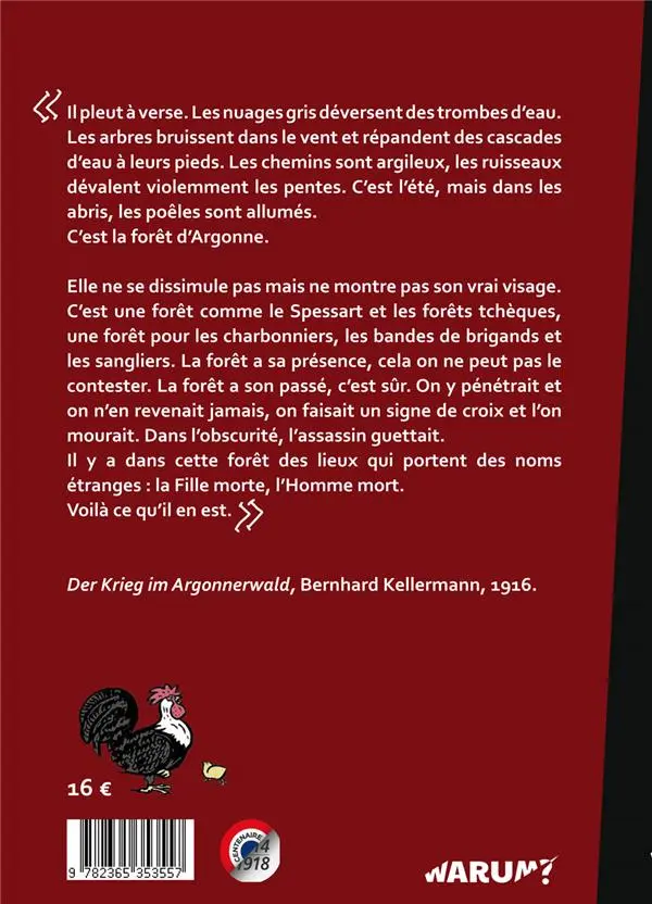 Verso de l'album Mathurin soldat Un crayon dans le canon