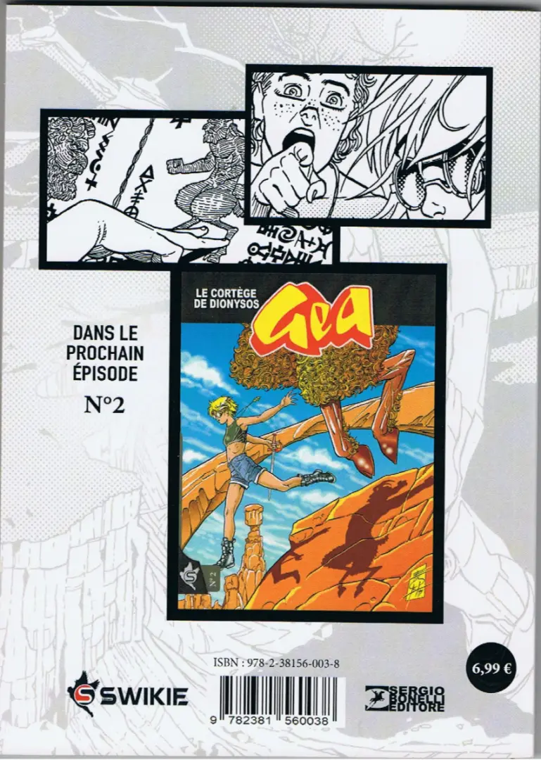 Verso de l'album Gea N° 1 Le rempart