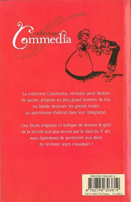 Verso de l'album Commedia Tome 6 Dom Juan