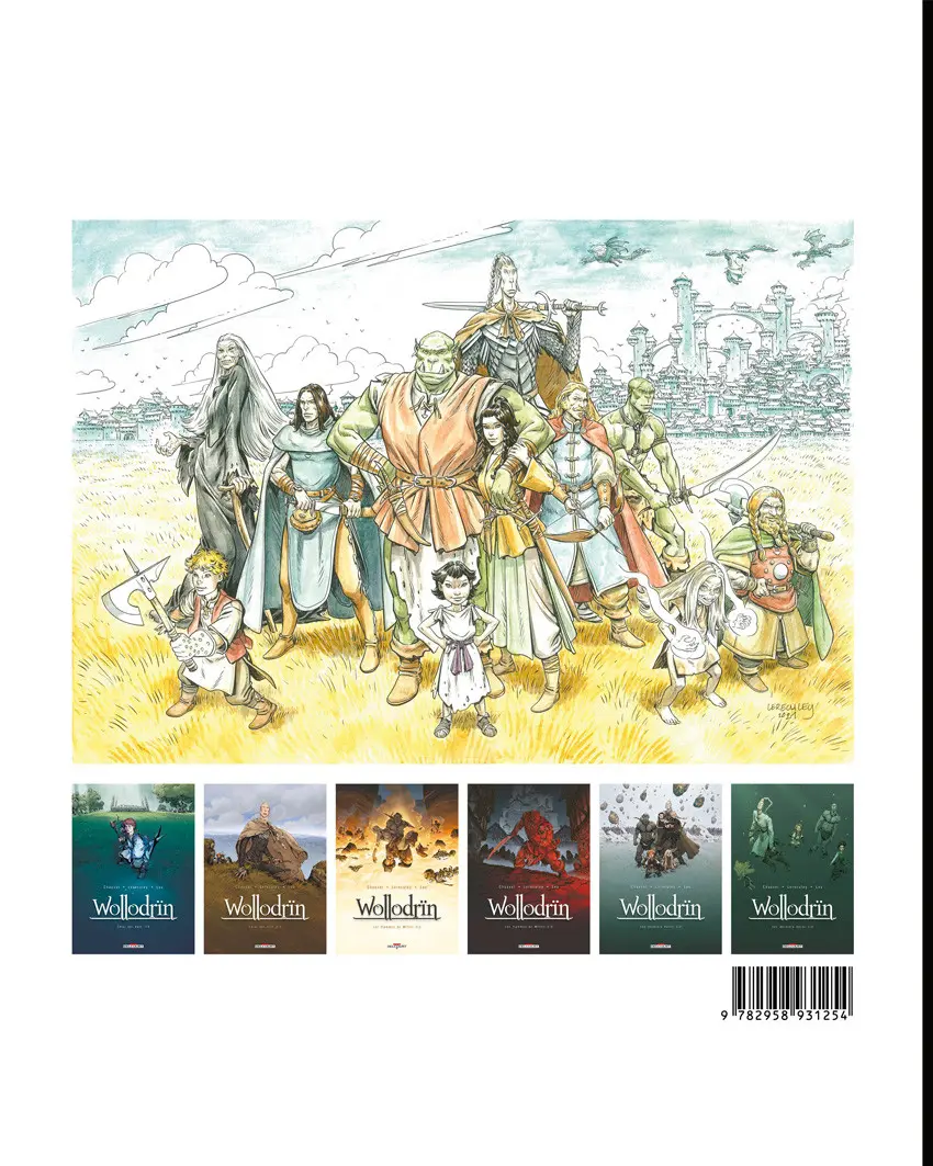 Verso de l'album Wollodrïn Les coulisses 2/2