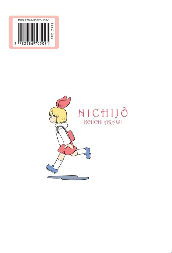 Verso de l'album Nichijô - Récits du quotidien (6)