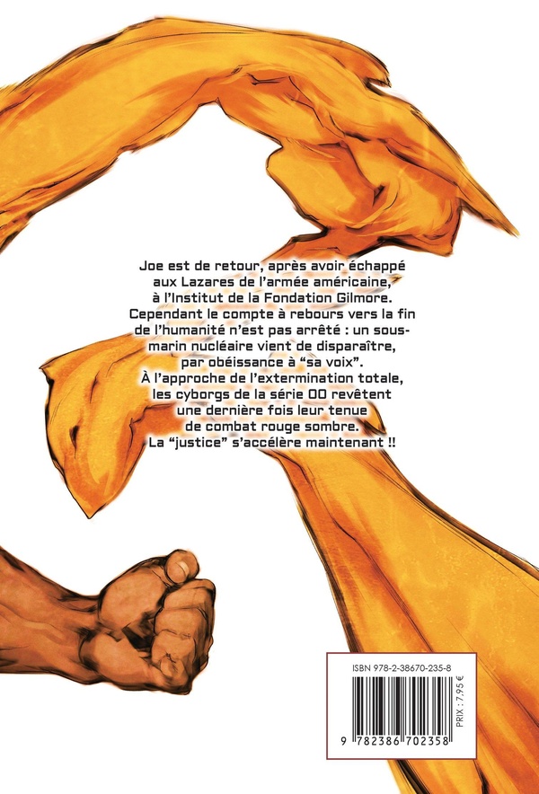 Verso de l'album 009 Re:Cyborg 5