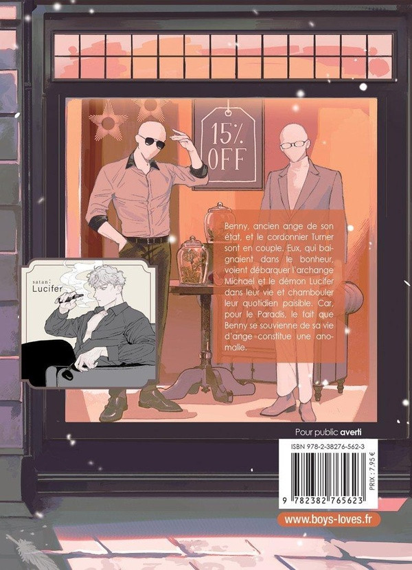 Verso de l'album L'ange aux pieds nus 2