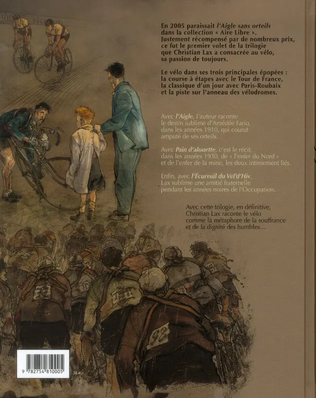 Verso de l'album Échappées belles