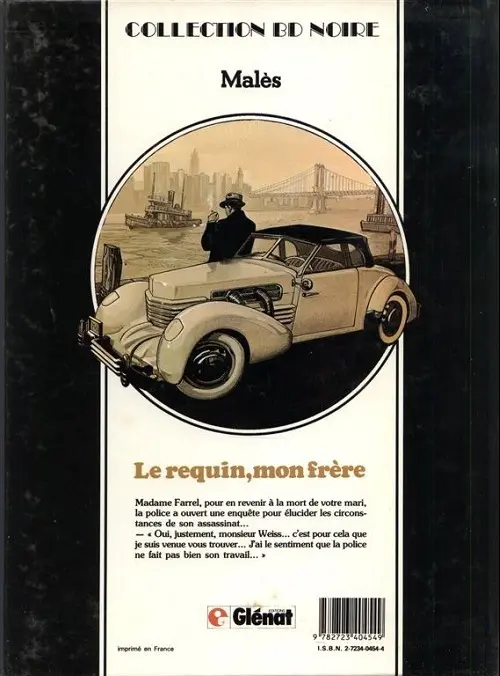 Verso de l'album Franck Weiss Tome 2 Le requin, mon frère