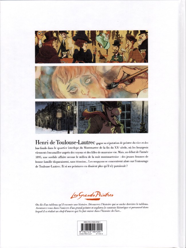Verso de l'album Les Grands Peintres Tome 3 Toulouse-Lautrec