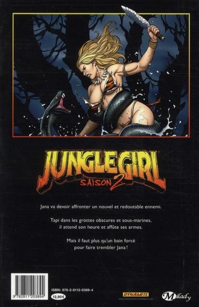 Verso de l'album Jungle girl Tome 2
