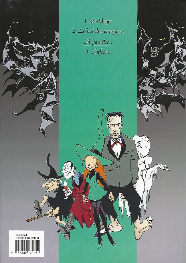 Verso de l'album Mélusine Tome 2 Le bal des vampires