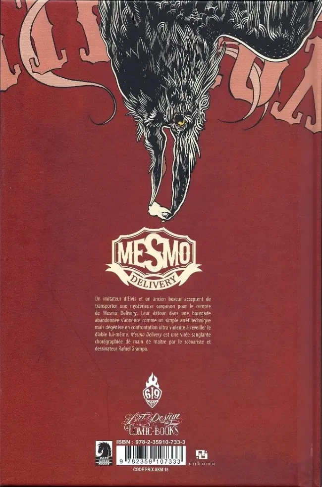Verso de l'album Mesmo Delivery