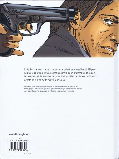 Verso de l'album Mossad - opérations spéciales Tome 1 La taupe de l'Élysée