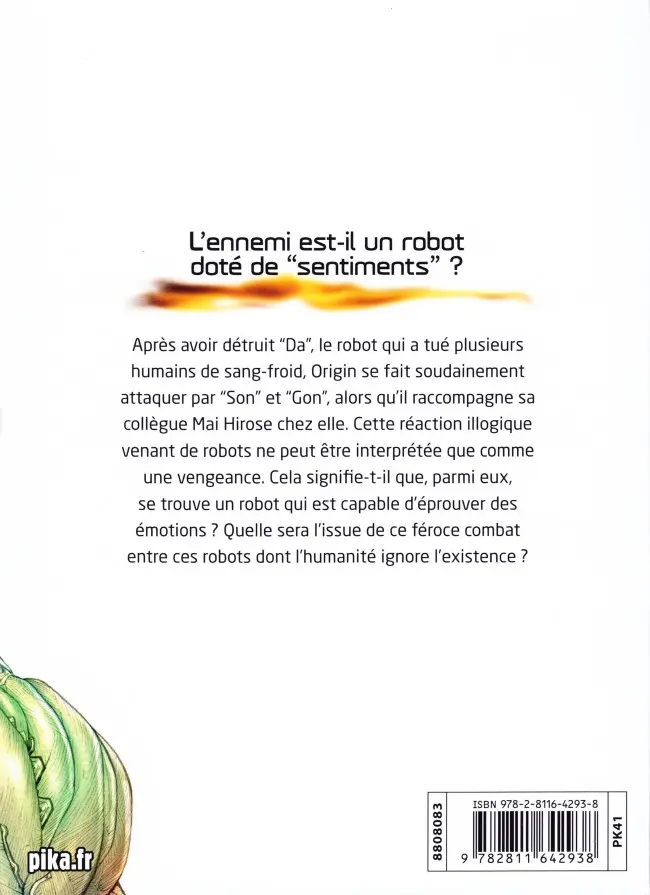 Verso de l'album Origin 2