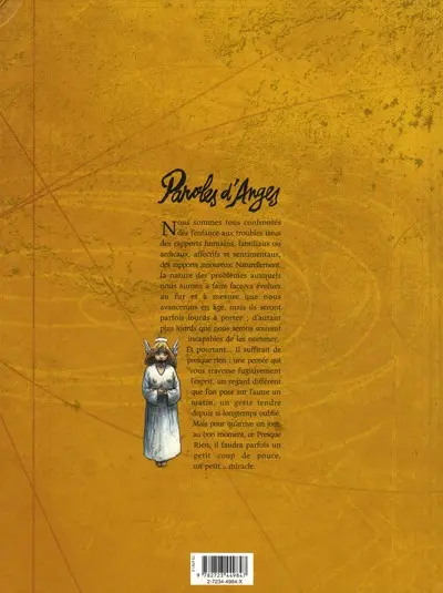 Verso de l'album Paroles d'anges