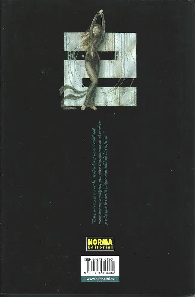 Verso de l'album Prohibited book Tome 2