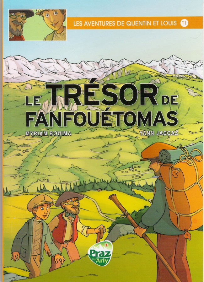 Couverture de l'album Les aventures de Quentin et Louis Tome 1 Le trésor de Fanfouétomas