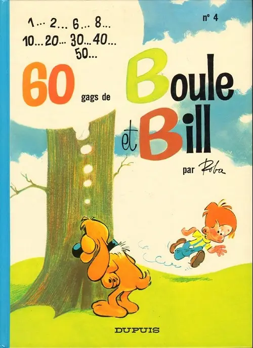 Couverture de l'album Boule & Bill Tome 4 60 gags de Boule et Bill