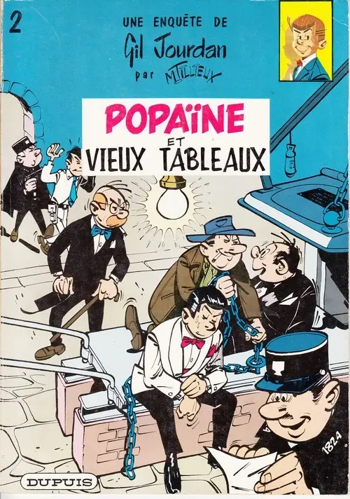 Couverture de l'album Gil Jourdan Tome 2 Popaïne et vieux tableaux
