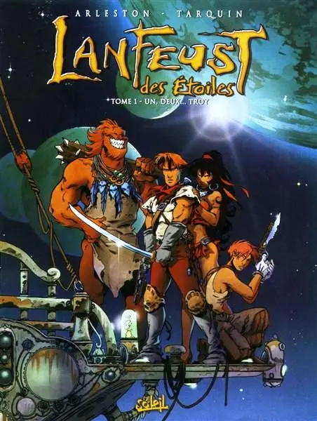 Couverture de l'album Lanfeust des Étoiles Tome 1 Un, deux... Troy