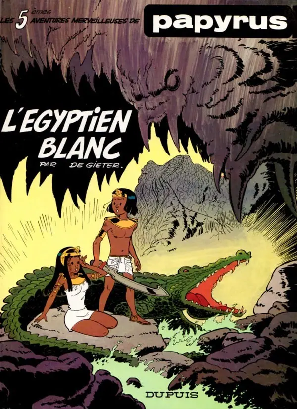 Couverture de l'album Papyrus Tome 5 L'égyptien blanc