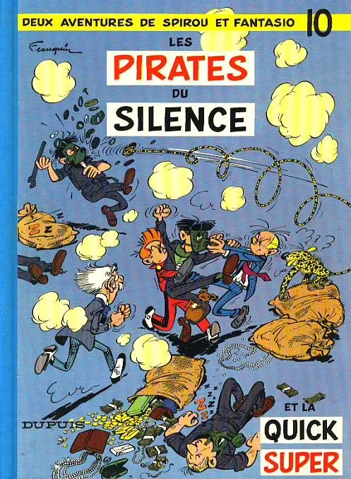 Couverture de l'album Spirou et Fantasio Tome 10 Les pirates du silence