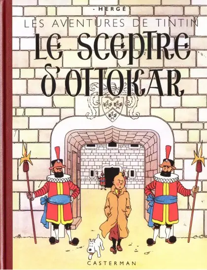 Couverture de l'album Tintin Tome 8 Le sceptre d'Ottokar