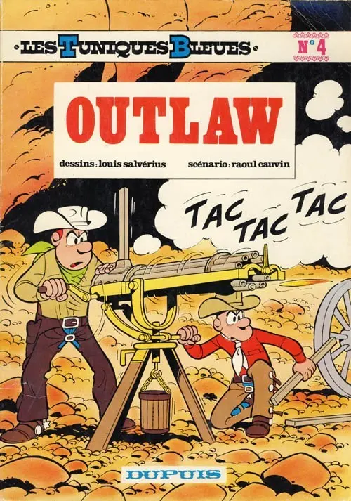 Couverture de l'album Les Tuniques Bleues Tome 4 Outlaw