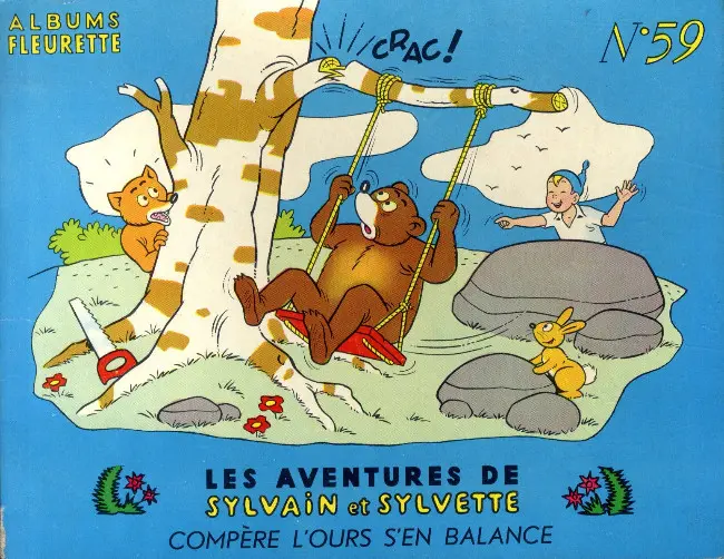 Couverture de l'album Sylvain et Sylvette Tome 59 Compère ours s'en balance