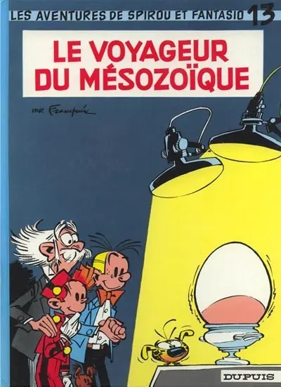Couverture de l'album Spirou et Fantasio Tome 13 Le voyageur du mésozoïque