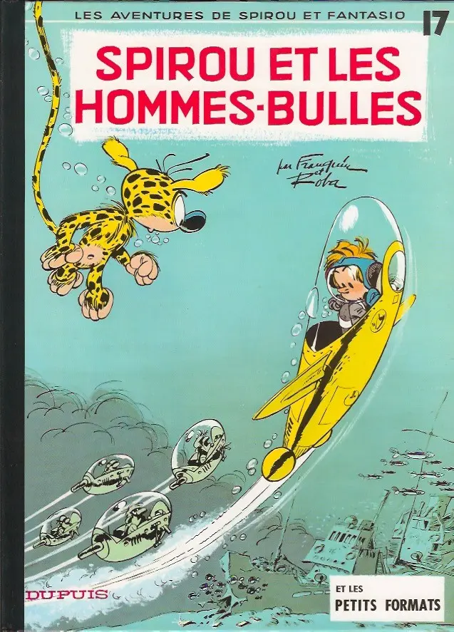 Couverture de l'album Spirou et Fantasio Tome 17 Spirou et les hommes-bulles