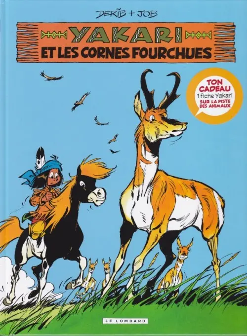 Couverture de l'album Yakari Tome 23 Yakari et les cornes fourchues