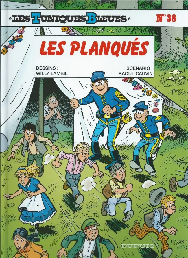 Couverture de l'album Les Tuniques Bleues Tome 38 Les planqués