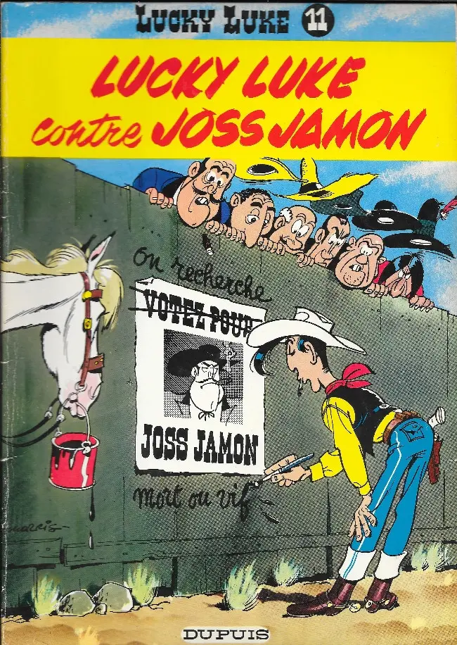 Couverture de l'album Lucky Luke Tome 11 Lucky Luke contre JOSS JAMON
