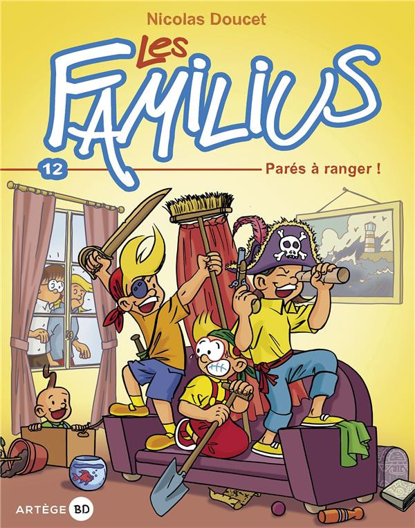 Couverture de l'album Les familius Tome 12 Parés à ranger !