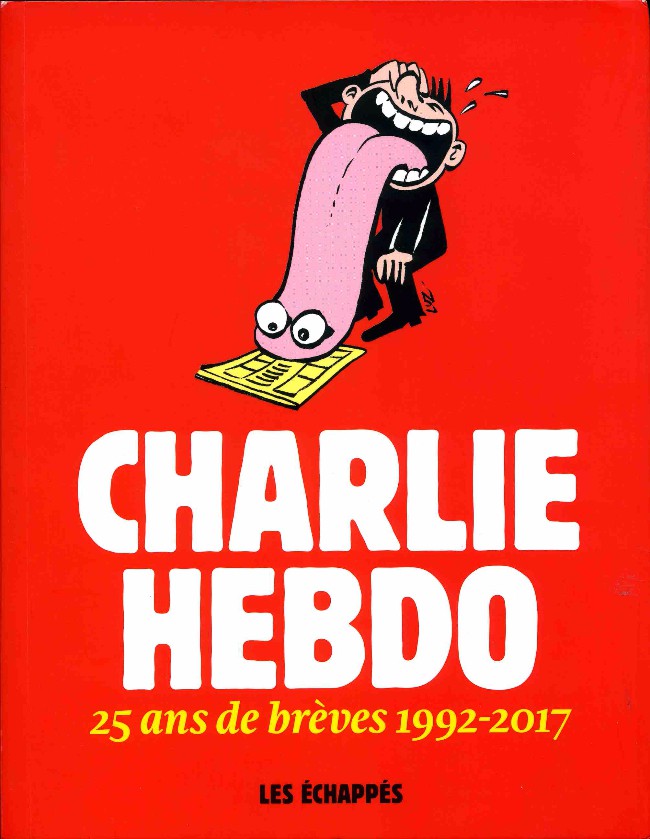 Couverture de l'album Charlie Hebdo 25 ans de brèves 1992-2017