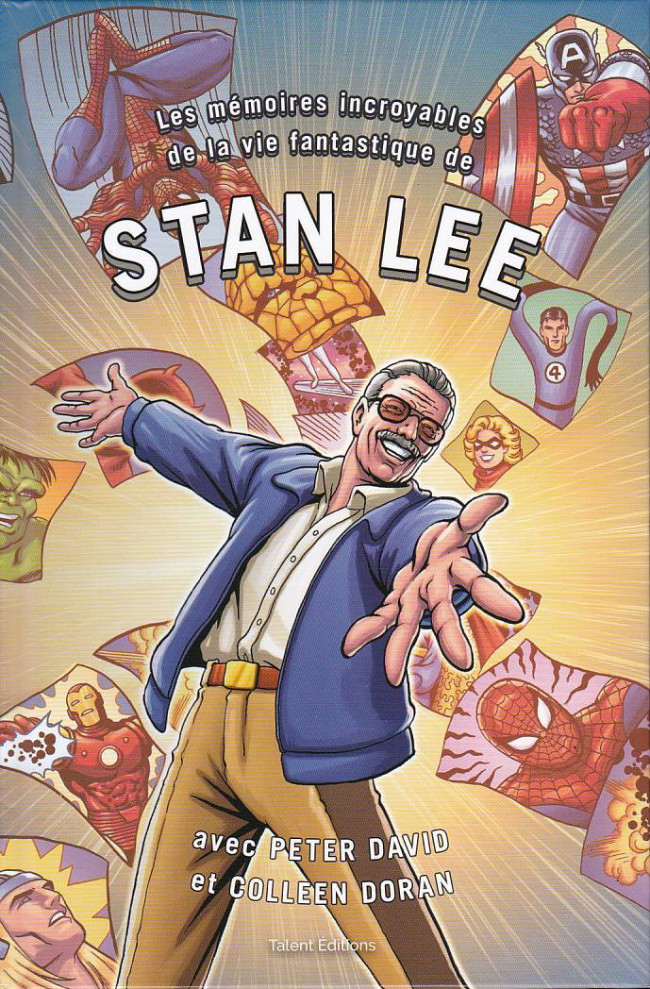 Couverture de l'album Les mémoires incroyables de la vie fantastique de Stan Lee