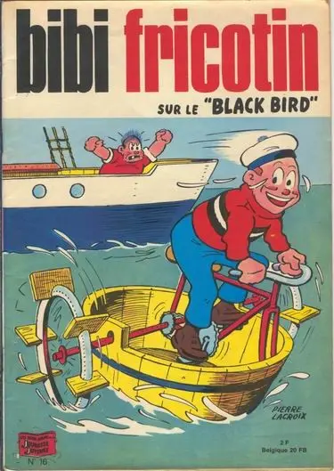 Couverture de l'album Bibi Fricotin 2e Série - Societé Parisienne d'Edition Tome 16 Bibi Fricotin sur le Black Bird