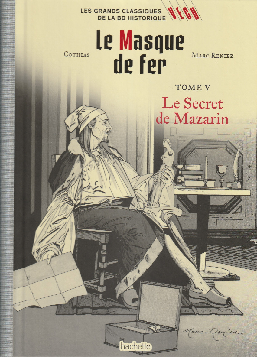 Couverture de l'album Les grands Classiques de la BD Historique Vécu - La Collection Tome 86 Le masque de fer - Tome V : Le Secret de Mazarin