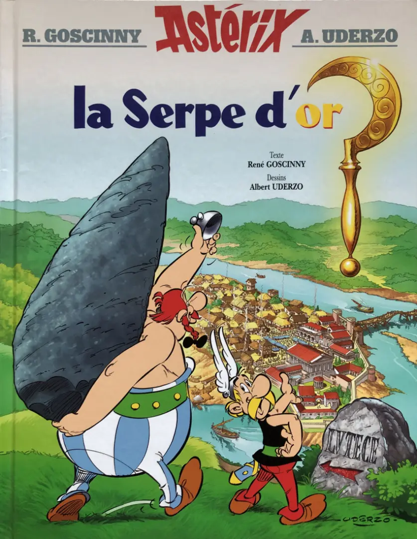 Couverture de l'album Astérix Tome 2 La Serpe d'or