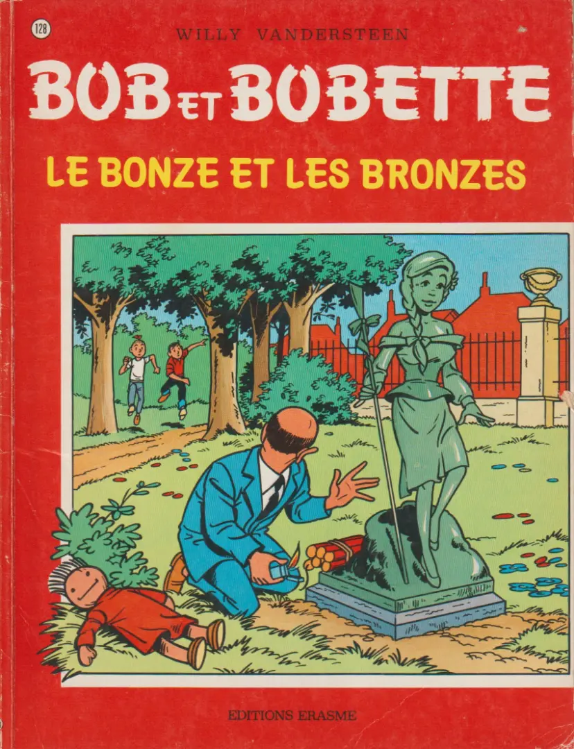 Couverture de l'album Bob et Bobette Tome 128 le bonze et les bronzes