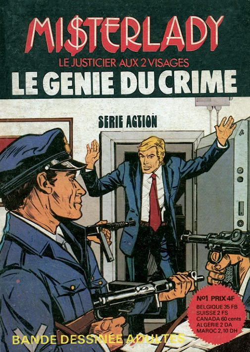 Couverture de l'album Mi$terlady - Le justicier aux 2 visages Tome 1 Le Génie du crime